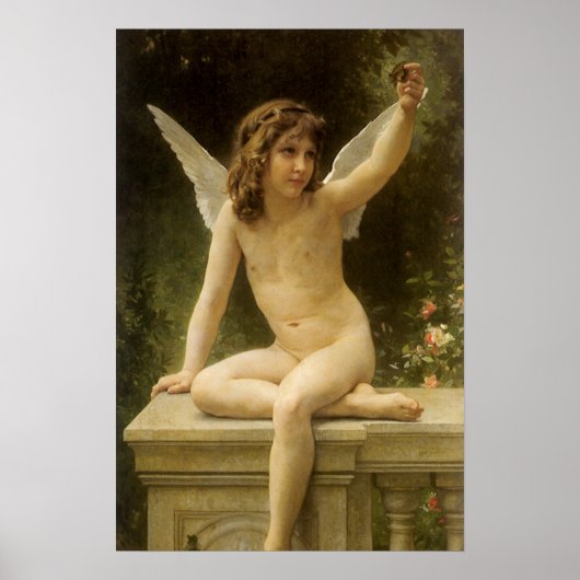 De Gevangene (Le Captif) door Bouguereau Poster (Voorkant)
