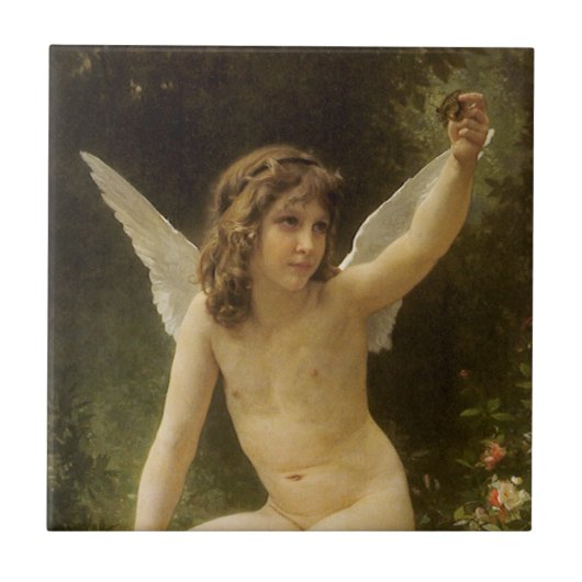 De Gevangene (Le Captif) door Bouguereau Tegeltje (Voorkant)