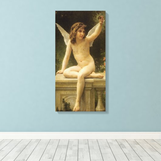 De gevangene (Le Captif) van Bouguereau Canvas Afdruk (Insitu (Houten vloer))