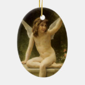 De gevangene (Le Captif) van Bouguereau Keramisch Ornament (Achterkant)