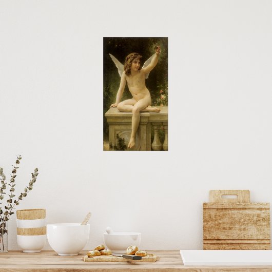 De gevangene (Le Captif) van Bouguereau Poster (Keuken)