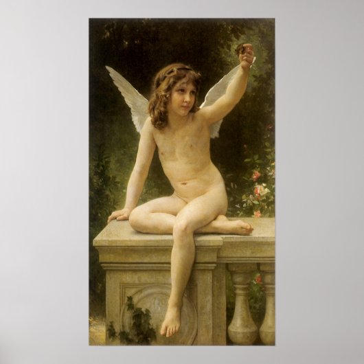 De gevangene (Le Captif) van Bouguereau Poster (Voorkant)