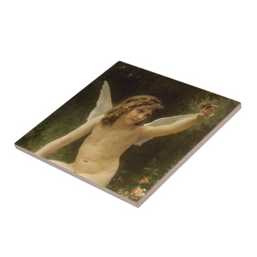 De gevangene (Le Captif) van Bouguereau Tegeltje (Zijkant)