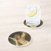 De gevangene (Le Captif) van Bouguereau Zandsteen Onderzetter (Zijkant)