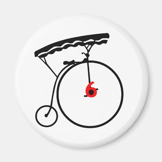 De gevangene nummer zes magneet (Voorkant)