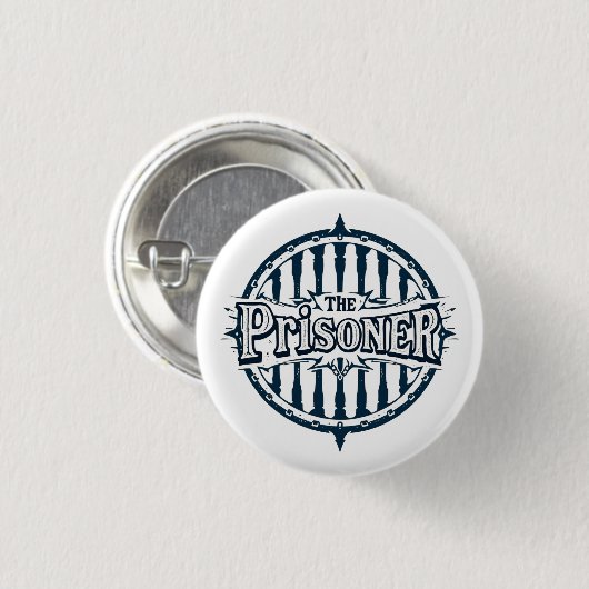 De gevangene ronde button 3,2 cm (Voorkant /achterkant)