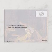 De gevangene van Chillon door Eugene Delacroix Briefkaart (Achterkant)