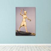 De gevangene van de Tutankhamun Canvas Afdruk (Insitu (Houten vloer))