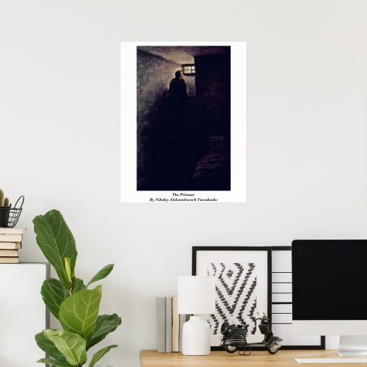 De gevangene van Nikolay Aleksandrovitsj Joesjenko Poster (Thuiskantoor)