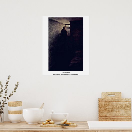 De gevangene van Nikolay Aleksandrovitsj Joesjenko Poster (Keuken)