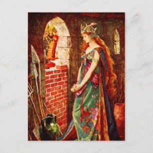 De gevangengenomen prinses briefkaart