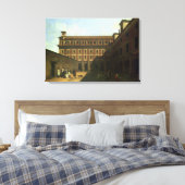 De gevangenis van Madelonnettes Canvas Afdruk (Insitu (Slaapkamer))
