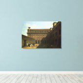 De gevangenis van Madelonnettes Canvas Afdruk (Insitu (Houten vloer))