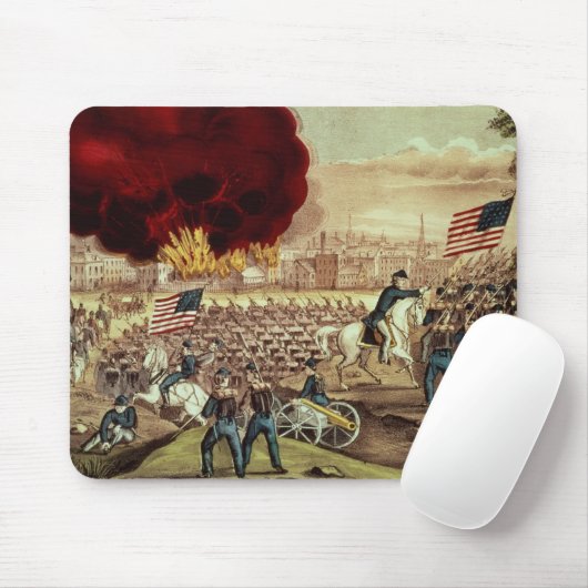 De gevangenschap Atlanta door het leger van de Uni Muismat (Met muis)