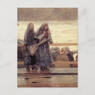 'De gevaren van het Zee' Briefkaart
