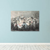 De gevarenruimte canvas afdruk (Insitu (Houten vloer))