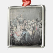 De gevarenruimte metalen ornament (Links)