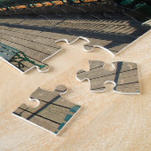 De gevechten en de kanonnen Québec. Legpuzzel (Zijkant)