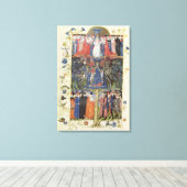 De gevechtsboom canvas afdruk (Insitu (Houten vloer))