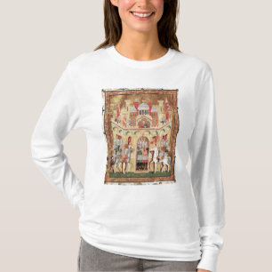 De gevechtsscène op de muren van Jeruzalem T-shirt