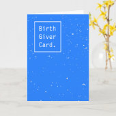 De Gever van de geboorte Kaart (Gele Bloem)