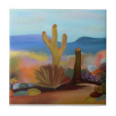 De geverfde keramische theaterTegel Tegeltje (Voorkant)