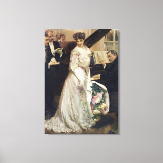 De gevierde, 1906 canvas afdruk (Voorkant)