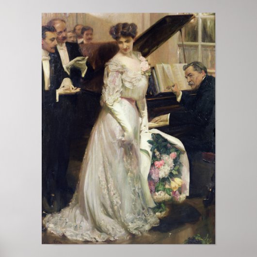 De gevierde, 1906 poster (Voorkant)