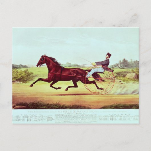 De gevierde paarden, George M. Patchen Briefkaart (Voorkant)