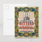 De gevierde zuurstofhoudende bitters briefkaart (Voorkant / Achterkant)