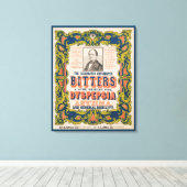 De gevierde zuurstofhoudende bitters canvas afdruk (Insitu (Houten vloer))