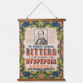 De gevierde zuurstofhoudende bitters hangend wandkleed (Voorkant)