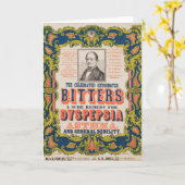 De gevierde zuurstofhoudende bitters kaart (Gele Bloem)