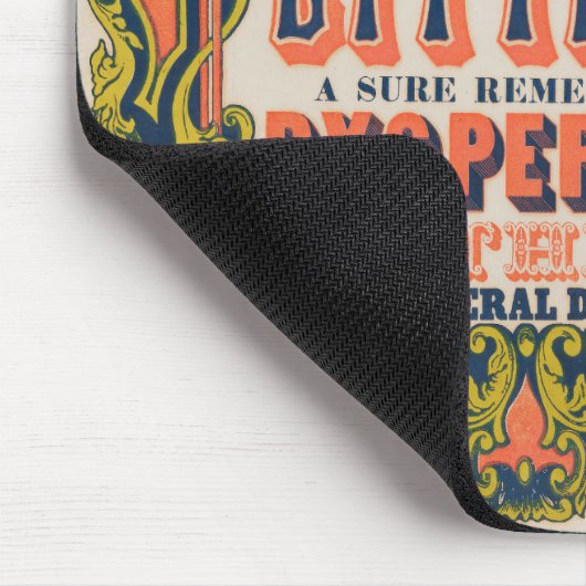 De gevierde zuurstofhoudende bitters muismat (Hoek)