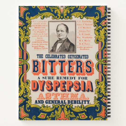 De gevierde zuurstofhoudende bitters notitieboek (Achterkant)