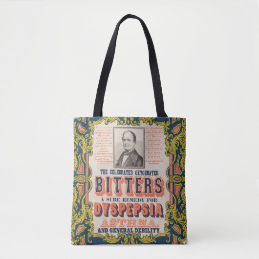 De gevierde zuurstofhoudende bitters tote bag (Voorkant)