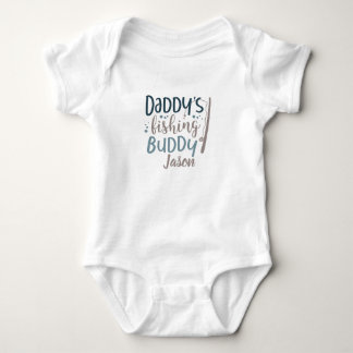 De Geviste Boeddy Vissen pool van papa op maat Romper
