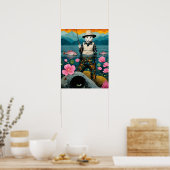 De Geviste kat Poster (Keuken)