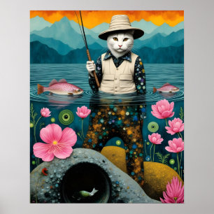 De Geviste kat Poster
