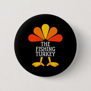 De Geviste koeienvanger van de Thanksgiving in Tur Ronde Button 5,7 Cm