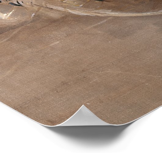 De gevlekte haan | Joseph Crawhall Poster (Hoek)