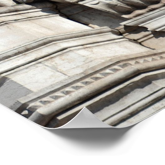 De gevlekte leeuw van Saint Mark Poster (Hoek)