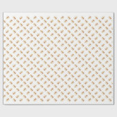 De gevlekte Maagd Maria houdt Baby Jezus vast Cadeaupapier (Vlak)