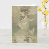 De gevleugelde aureool kaart (Gele Bloem)