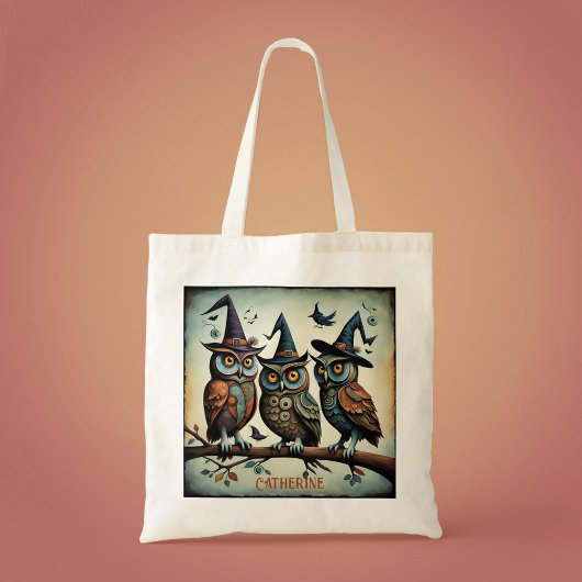 De gevleugelde coven tote bag
