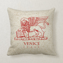 De gevleugelde lion van Saint Mark Kussen