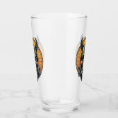 De gevleugelde schedel.  glas (Rechts)