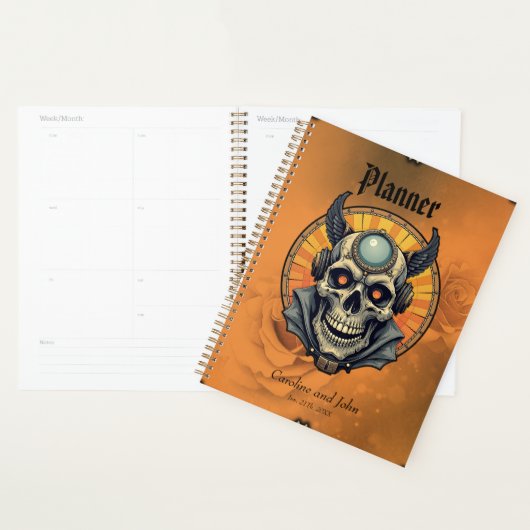 De gevleugelde schedel.  planner (Display)