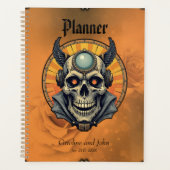 De gevleugelde schedel.  planner (Voorkant)