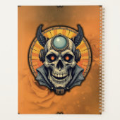 De gevleugelde schedel.  planner (Achterkant)